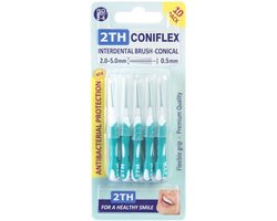 2TH Ragers 2.0-5.0mm Kwaliteit Tandenstoker reinigt tussen tanden en kiezen, rond beugels en onder kroon en brugwerk