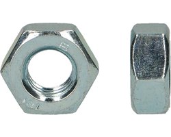 ZESKANTMOER DIN934  M10 VERZINKT - 200 STUKS