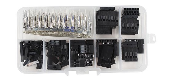 Coffret De 310 Connecteurs Dupont (mâles/femelles) 2.54mm - Pour Câbles Arduino, Prototypage, électronique - Boîte De Rangement Incluse