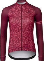 AGU Melange Maillot Cyclisme Manches Longues Essential Femme - Rouge - S