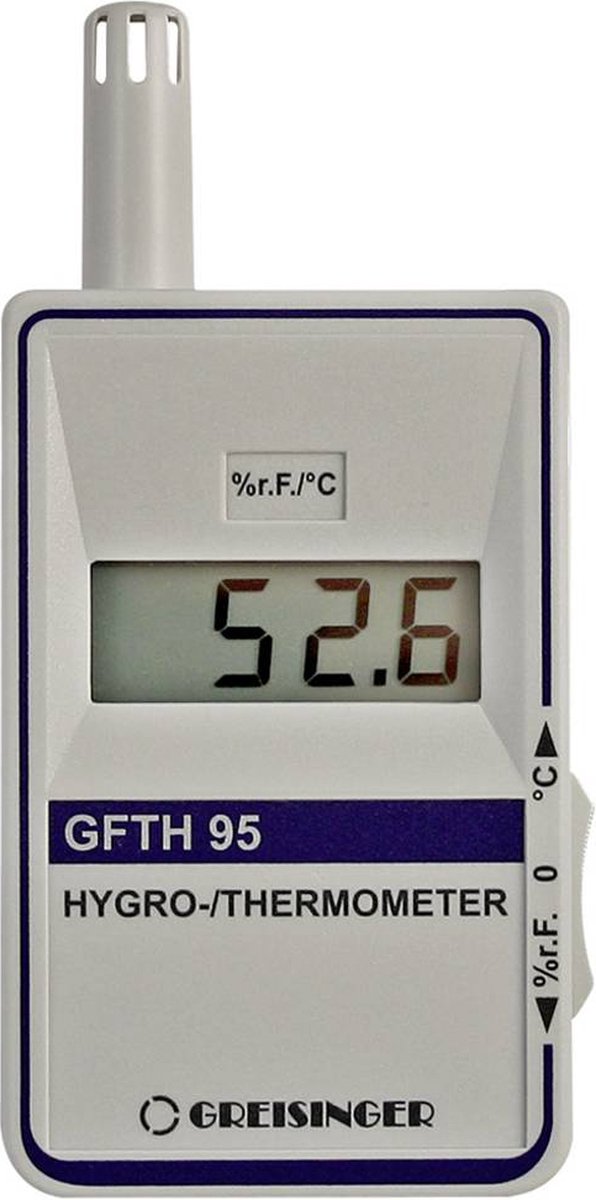 Greisinger GFTH 95 Luchtvochtigheidsmeter (hygrometer) 10 % Hrel 95 % Hrel