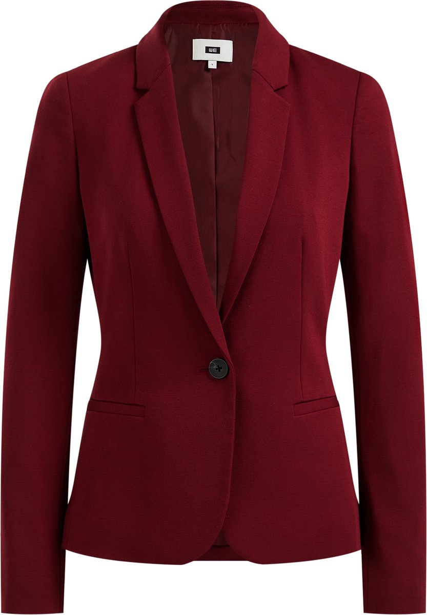 WE Fashion Dames getailleerde jersey stretch blazer