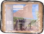 Schaduwdoek - driehoek - zandkleur - 3.6 x 3.6 x 3.6 meter - zonwering - zonnedoek - zonnescherm - schaduwzeil