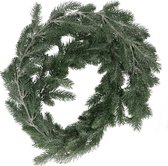 Set de 2x pièces branches de pin vert guirlande de pin Guirlande de Noël 180 cm - Guirlandes de Noël/ guirlandes de pin