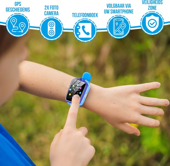 Looki Kids Smartwatch - extra Horlogeband - Kinderhorloge - Smartwatch Met  GPS Tracker... | bol.com