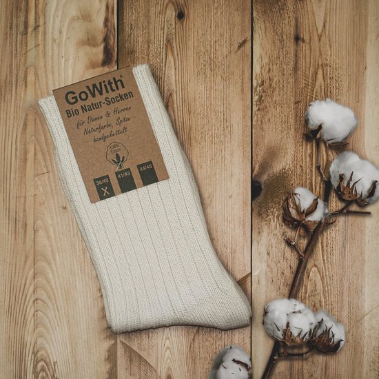 GoWith-Biologische katoen sokken-2 paar-wijn cadeau-linnen sokken-sokken dames-sokken heren-maat 44-46