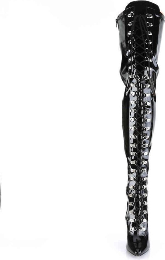 Pleaser Cuissardes -39 Chaussures- SEDUCE-3024 US 9 Noir