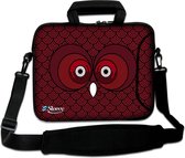 Sleevy 17,3 laptoptas rode uil