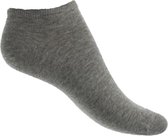 Bonnie Doon - Dames - Cotton Short Sock - Light Grey Heath. - maat 36-41 (2 paar)