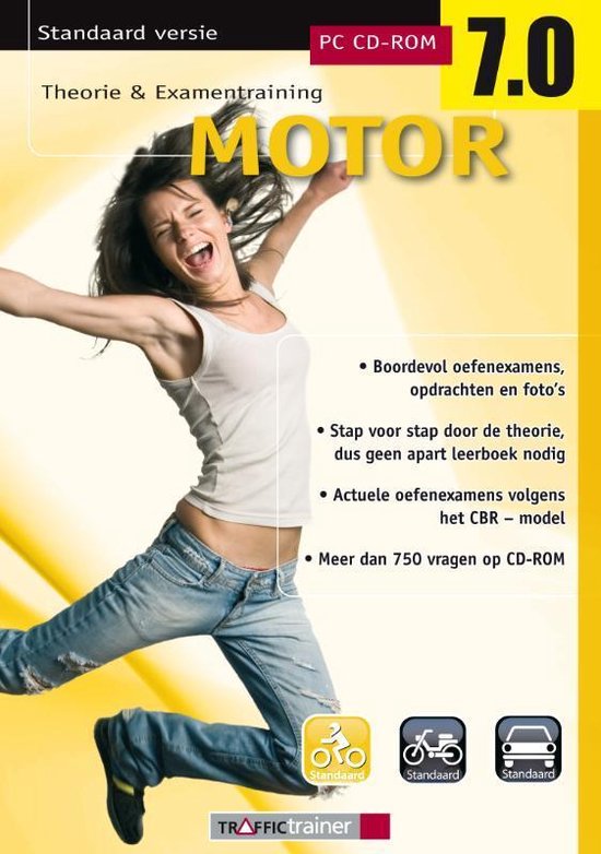 Cover van het boek 'Motor 7.0 theorie en examentraining' van  Onbekend