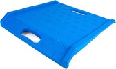 Mobiele drempelhulp - Oprijplaat - Blauw (LxB 70 x 70 centimeter)