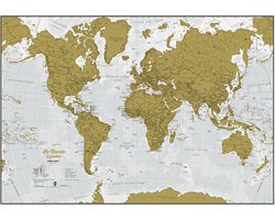 Omslag van Kras de Wereld® - Franse uitvoering met luxe afwerking - Maps International