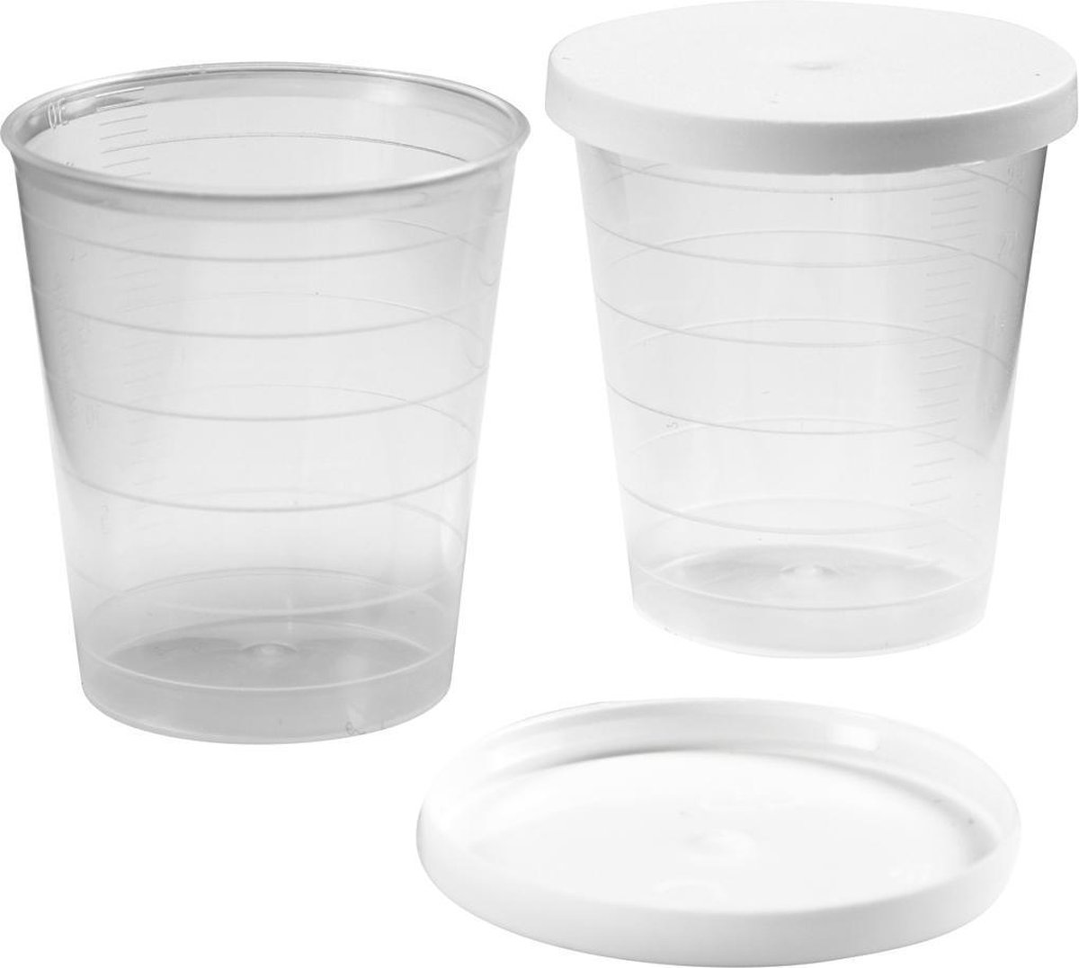 30 stuks BPA-vrije kunststof containers met deksel, 920 ml, plastic