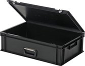 Koffer - Opbergbox - 600x400xH185mm - zwart