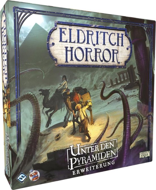 Boek: Fantasy Flight Games Eldritch Horror: Under the Pyramids Bordspel Role-playing, geschreven door Enigma
