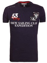 Geographical Norway Shirt Zwart Crew Sailing Jebastien - S