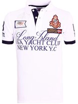 Geographical Norway Polo Shirt Wit New York Keylo - S
