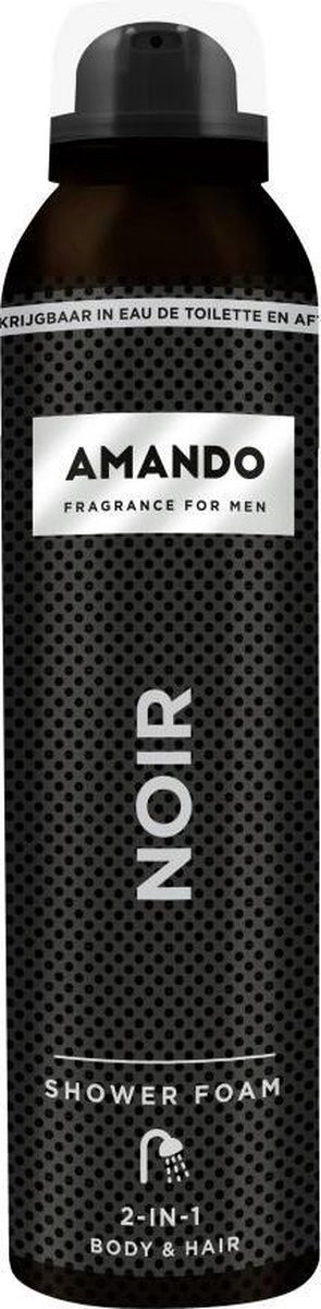 Goedkoopste 6x Amando Douche Foam Noir 200 ml