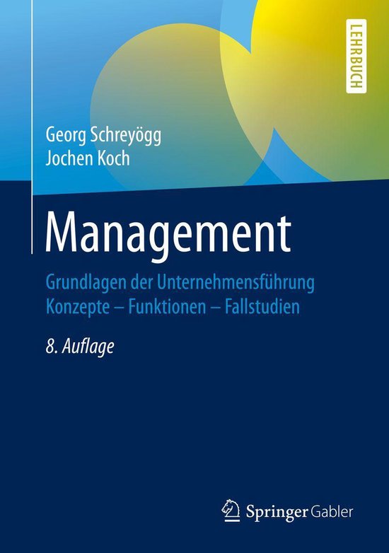 Business and Economics (German Language) - Management - cover