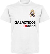 Galácticos Real Madrid Team T-shirt - Wit - 3XL