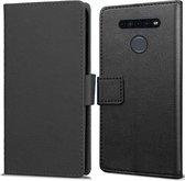 Book Wallet hoesje voor LG K41S - zwart