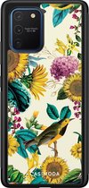Samsung S10 Lite hoesje - Zonnebloemen / Bloemen | Samsung Galaxy S10 Lite case | Hardcase backcover zwart