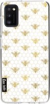 Casetastic Samsung Galaxy A41 (2020) Hoesje - Softcover Hoesje met Design - Golden Honey Bee Print