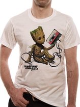 GUARDIANS OF THE GALAXY 2 - T-Shirt IN A TUBE- Groot and Tape (L)