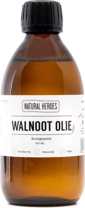 diefstal Bestrating Ongelijkheid Walnootolie (Koudgeperst & Ongeraffineerd) 100 ml | bol.com