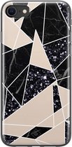 iPhone SE 2020 hoesje siliconen - Abstract painted | Apple iPhone SE (2020) case | TPU backcover transparant