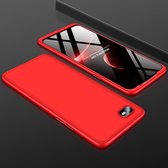 GKK Three Stage Splicing Full Coverage PC Case voor OPPO Realme C2 / A1K (Rood)
