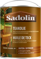 Sadolin Teakolie 2.5L - Voedt exotische houtsoorten tot in de diepte door de natuurlijke voedingselementen te vervangen | "KLEURLOOS"