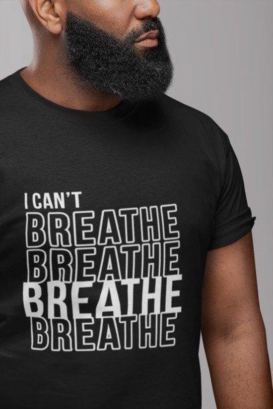 Awareness Shirt BLM Movement | Stop Racisme | Black Lives Matter | In opstand | George Floyd | Maat L Zwart