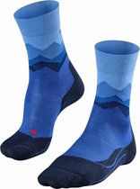 FALKE TK2 Crest Dames Wandel Sok 16194 - Blauw 6714 yve Dames - 39-40