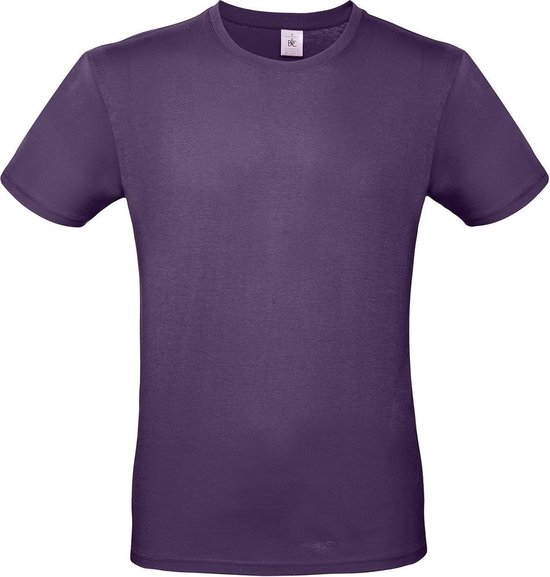 Paars met ronde voor heren - katoen - 145 grams - paarse shirts /... | bol.com