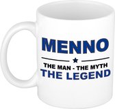 Menno The man, The myth the legend cadeau koffie mok / thee beker 300 ml