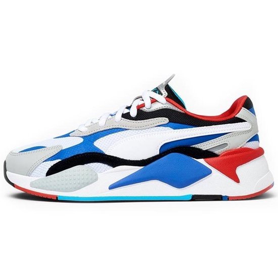 Puma RS-X³ (GS) Puzzle Wit Blauw Rood Schoenmaat EU : 38.5 | bol.com
