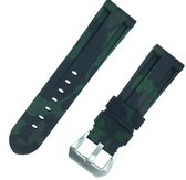 Samsung Galaxy Watch camouflage band - donkergroen - 45mm / 46mm