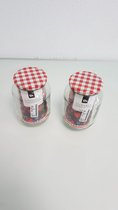 Jampotten - Set van 2 - 900ML