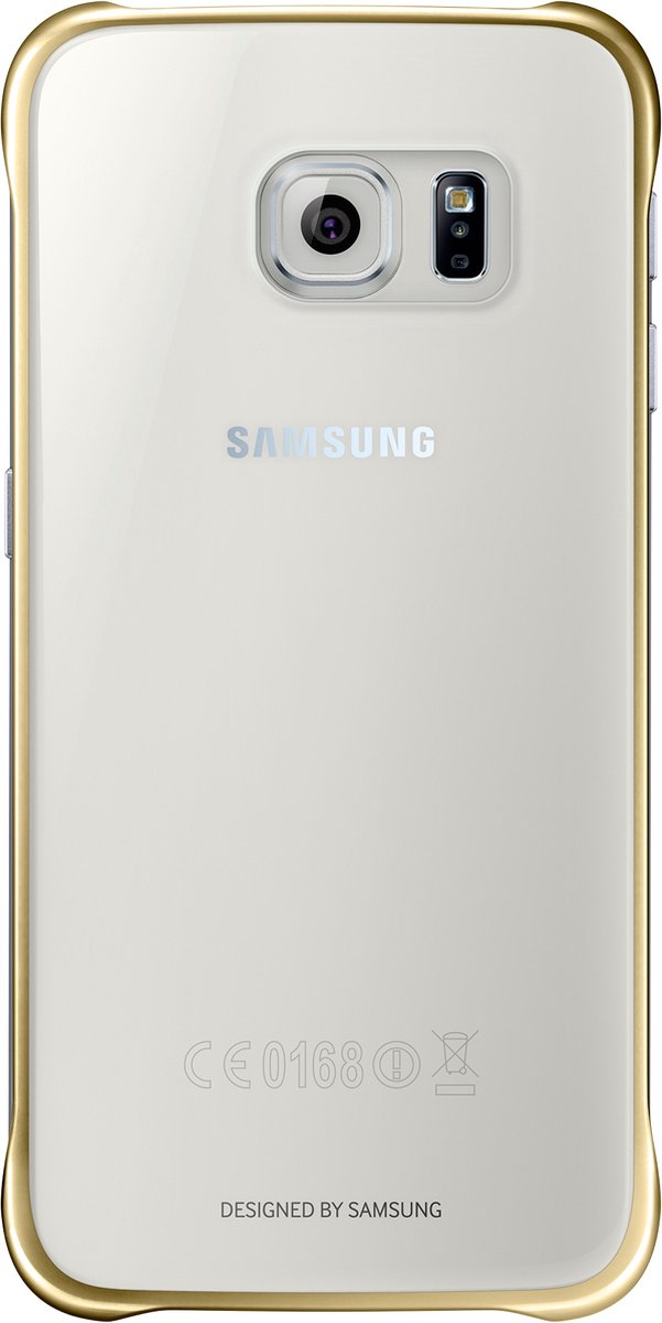 Samsung clear cover - goud - Samsung G920 Galaxy S6