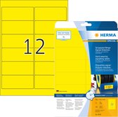 HERMA 8029 printeretiket Geel Zelfklevend printerlabel