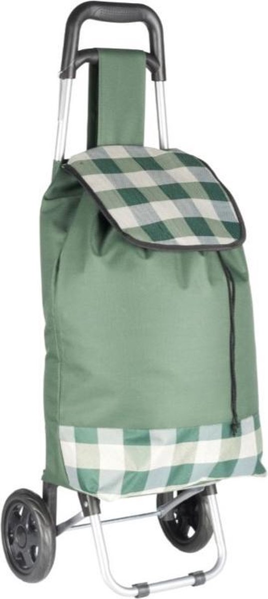 Tom Boodschappentrolley Dames 94 Cm Textiel/rvs Groen