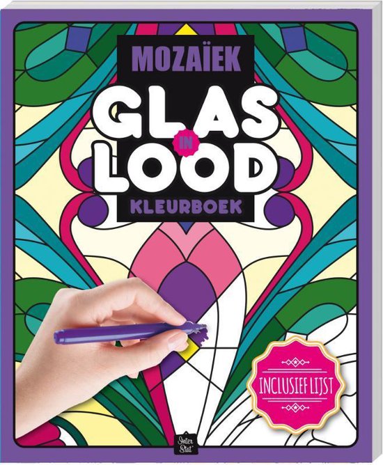 bol.com | Glas in lood kleurboek Mozaiek