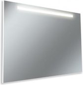 Sub universele LED-spiegel 90x70 cm, met spiegelverlichting en -verwarming, grijs