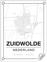 Tuinposter ZUIDWOLDE (Nederland) - 60x80cm
