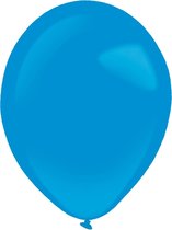 Amscan Ballonnen 35 Cm Latex Blauw 50 Stuks