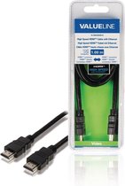 Valueline VLVB34000B10 High Speed Hdmi Kabel Met Ethernet Hdmi-connector - Hdmi-connector 1.00 M Zwart