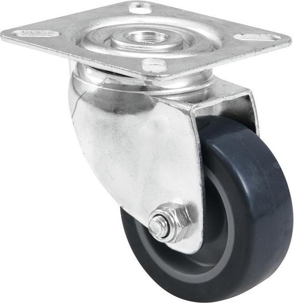 Roadinger zwenkwielen 50mm grijs Roadinger zwenkwielen 50mm grijs