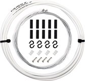 7 in 1 universele PVC fiets variabele snelheid kabelbuisset (wit)