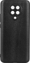 Voor Geschikt voor Xiaomi Redmi K30 Pro Litchi Texture lederen opvouwbare beschermhoes (zwart)